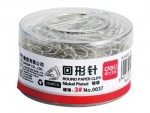 得力（0037）回形針（銀色）